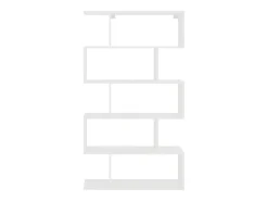 Estante haaus Kimo, 5 compartimentos, Branco, 90 x 20 x 160 cm