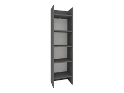 Estante haaus Neda, 5 Prateleiras, Antracite, 53 x 35 x 198 cm