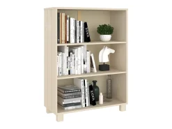 Estante HAMAR 85x35x112 cm pinho maciço castanho-mel