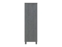 Estante HAMAR 85x35x112 cm pinho maciço cinza-escuro PT668754