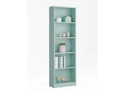 Estante Infantil Juvenil I-Joy Melamina Verde 52x180x25 cm