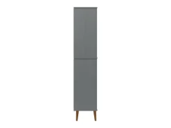 Estante MOLDE 85x35x170,5 cm pinho maciço cinzento