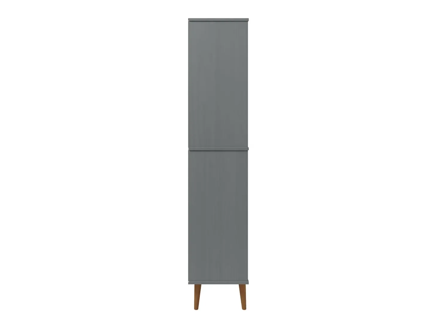 Estante MOLDE 85x35x170,5 cm pinho maciço cinzento