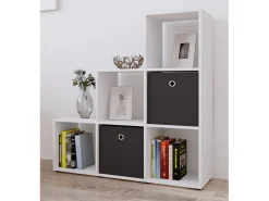 Estante Nitas Branco A. 105 x L. 108 x P. 29 cm