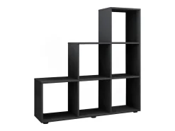 Estante Nitas Preto A. 105 x L. 108 x P. 29 cm