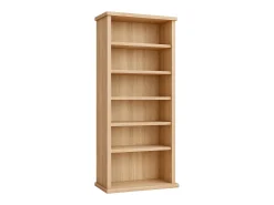 Estante para CD/DVD Vostan Carvalho Sonoma bruto 5 prateleiras modulares capacidade para 150 CD 65 DVD 36 vídeos A92xL31xP18 cm