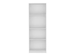 Estante para escritório em casa em melamina com 4 prateleiras abertas, 180.60 cm X 62.73 cm X 29.71 cm , Branco