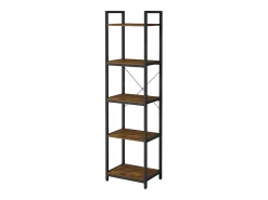 ESTANTE PARA LIVROS ESCADA ALTA ARMÁRIO LOFT METÁLICO INDUSTRIAL 154 CM