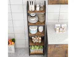 ESTANTE PARA LIVROS ESCADA ALTA ARMÁRIO LOFT METÁLICO INDUSTRIAL 154 CM