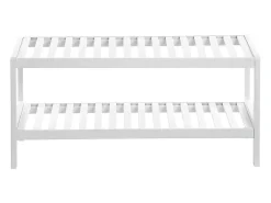 Estante para sapatos 70x26x33 cm branco