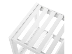Estante para sapatos 70x26x33 cm branco