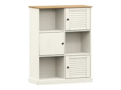 Estante VIGO 90x35x114,5 cm madeira de pinho maciça branco