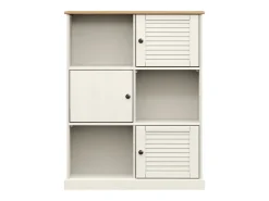 Estante VIGO 90x35x114,5 cm madeira de pinho maciça branco