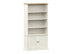 Estante VIGO 85x35x170 cm madeira de pinho maciça branco