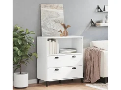 Estante VIKEN 80x40x90 cm derivados de madeira branco PT486029