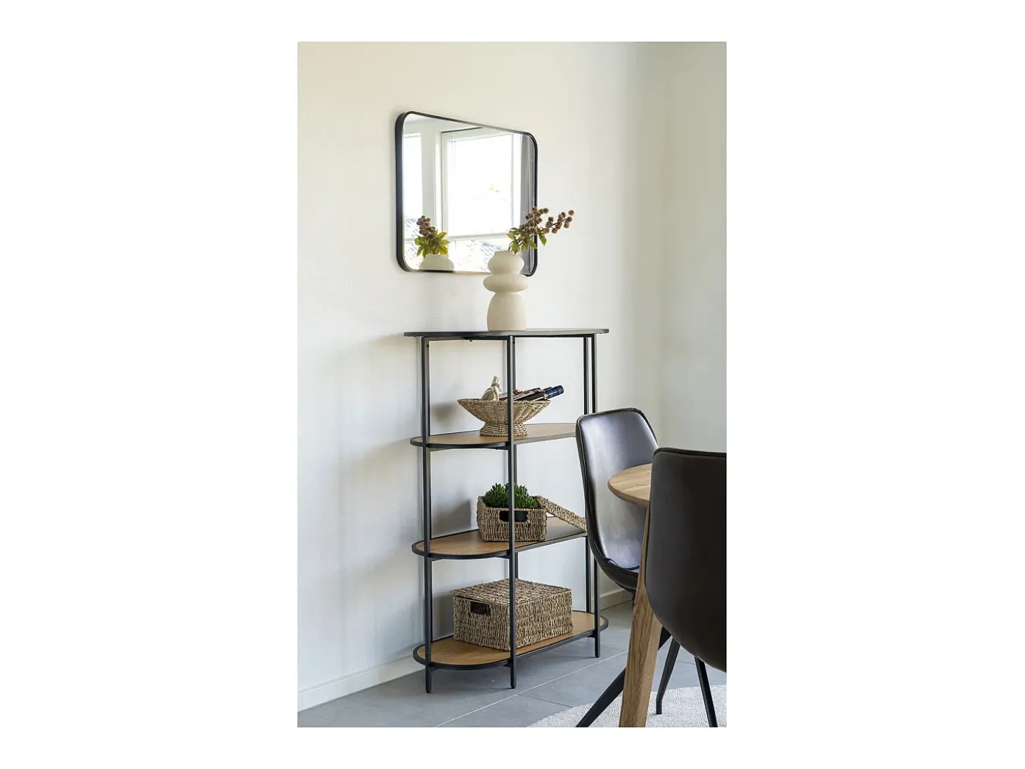 Estante Vita, Castanho, 36x85x111 cm, Kendra Home