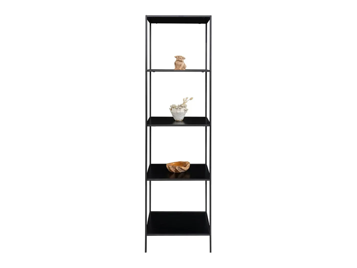 Estante Vita, Preto, 36x51x170 cm, Kendra Home