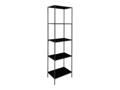 Estante Vita, Preto, 36x51x170 cm, Kendra Home