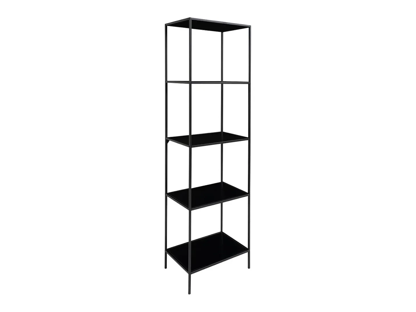 Estante Vita, Preto, 36x51x170 cm, Kendra Home