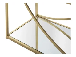 Estante VKH219, Ouro, 90x38x180 cm, Kendra Home
