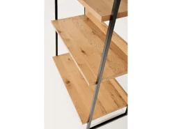 Estante 90x190x43 cm carvalho natural indus in29-5