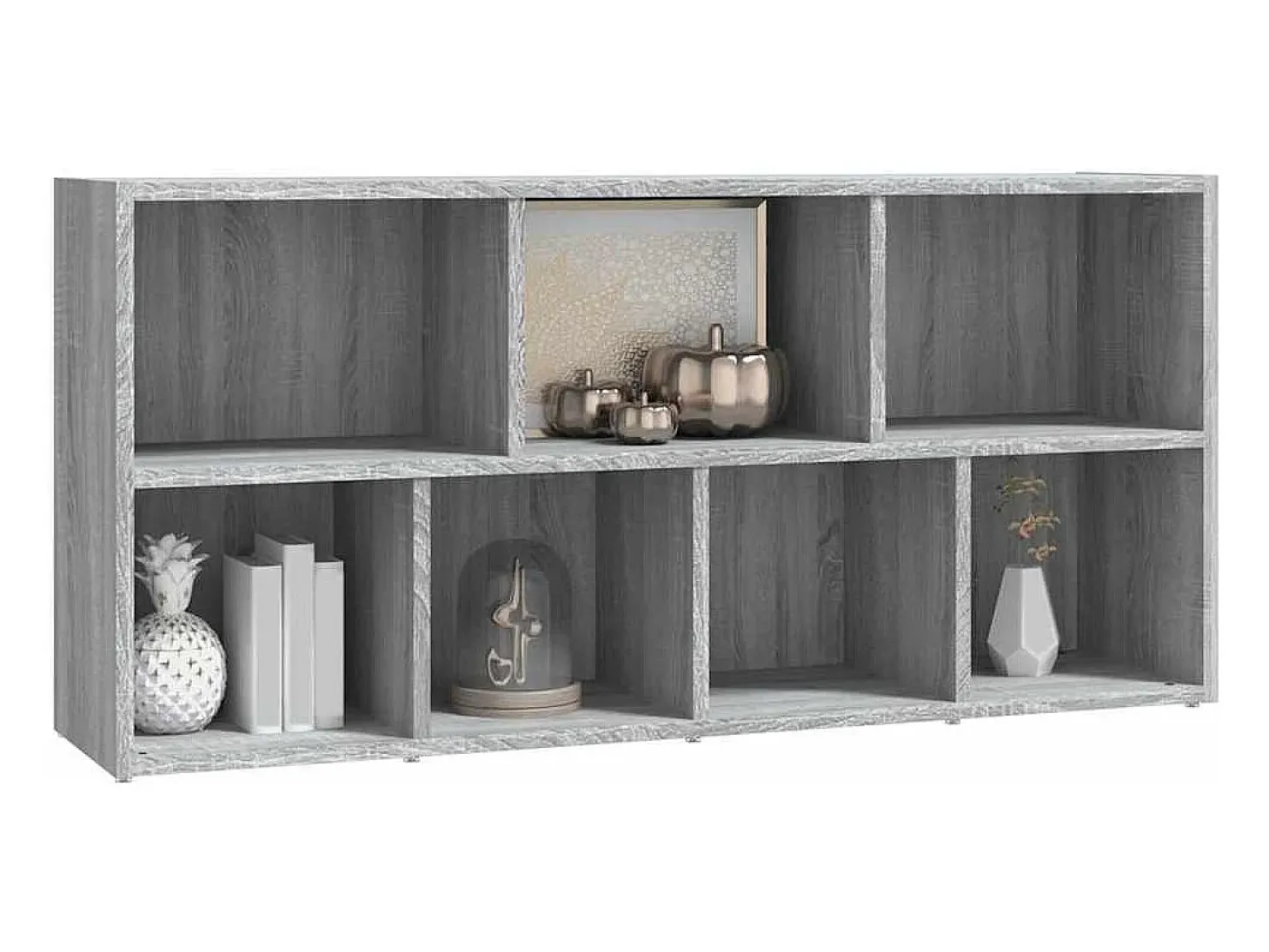 Estante 50x25x106 cm cinzento sonoma