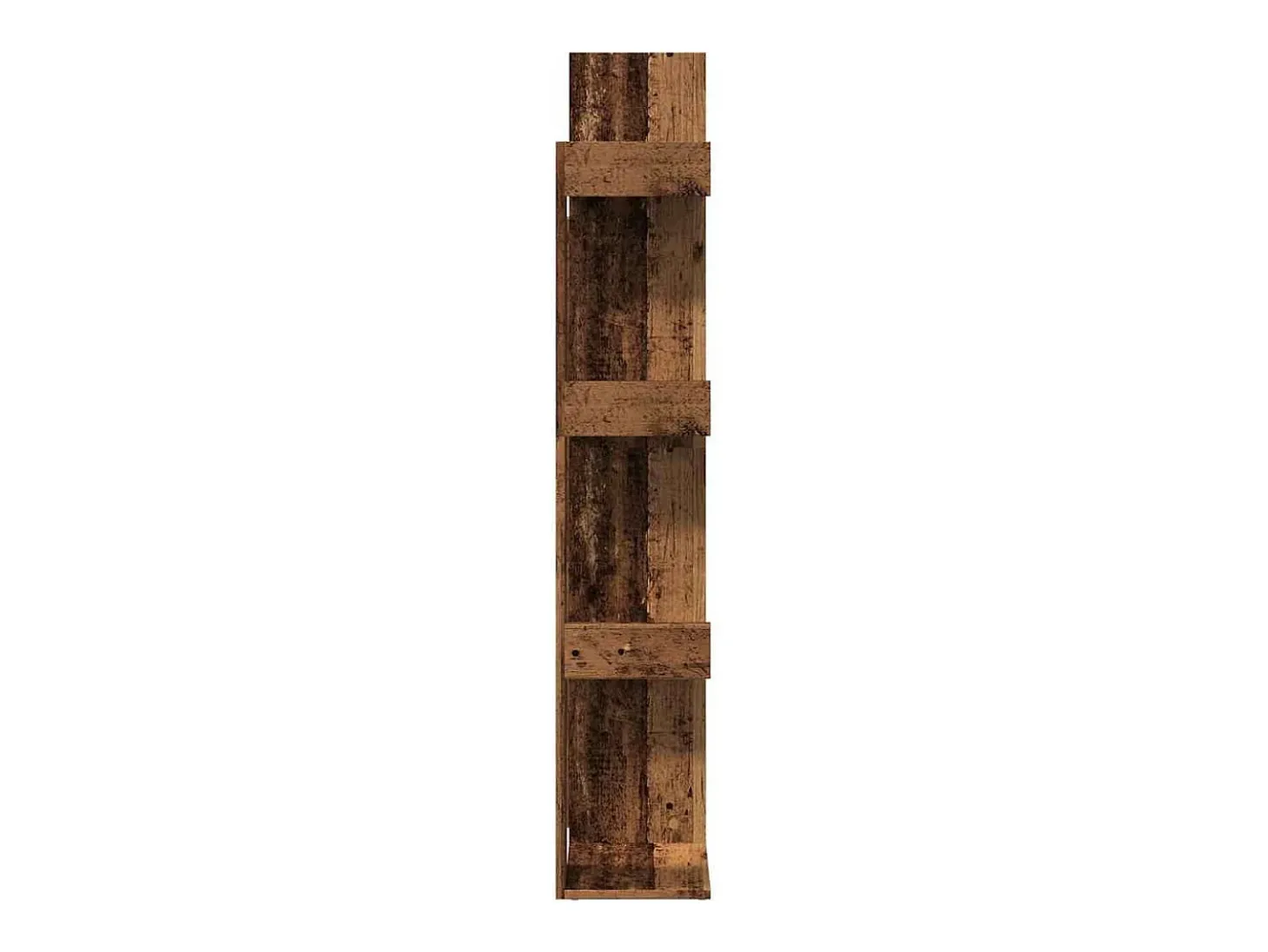 Estante 48x25,5x140 cm contraplacado madeira velha