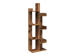Estante 48x25,5x140 cm contraplacado madeira velha