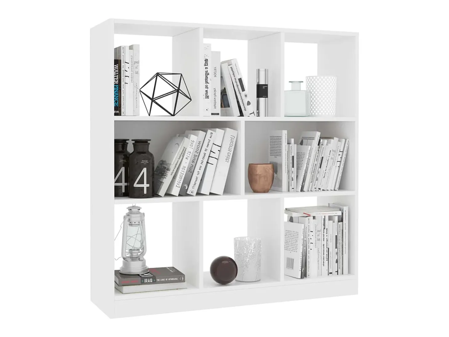 Estante 97,5x29,5x100 cm contraplacado branco PT795532