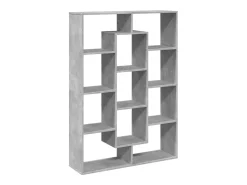 Estante 102x29x143 cm contraplacado cinzento-cimento