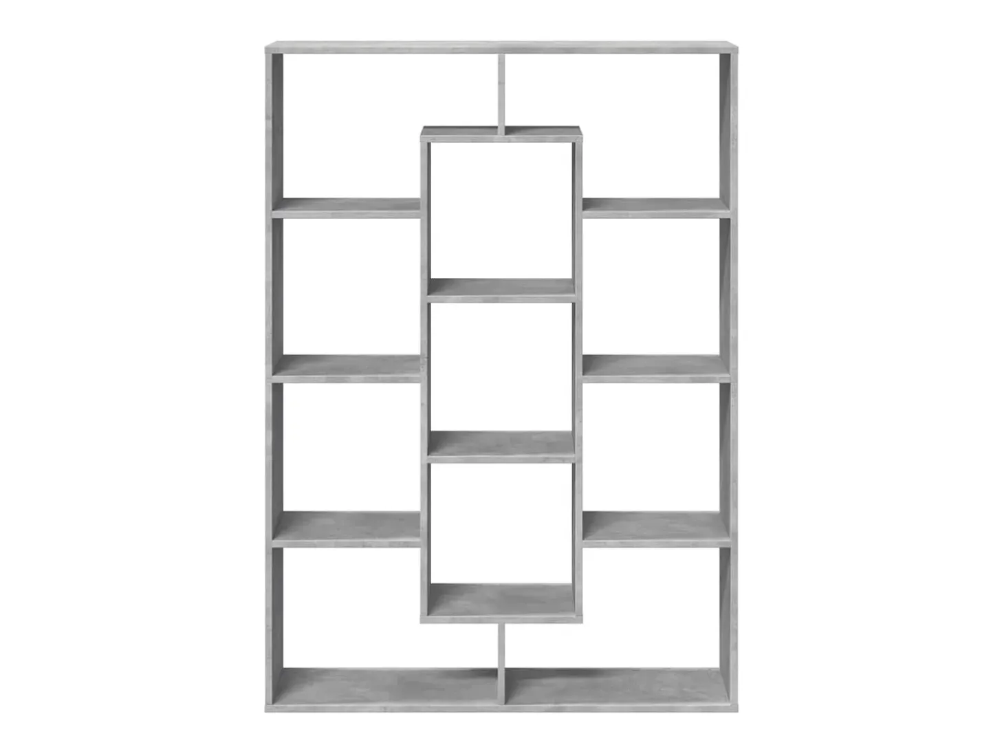 Estante 102x29x143 cm contraplacado cinzento-cimento