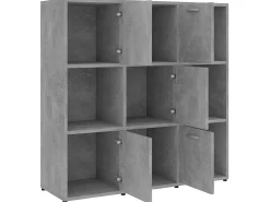 Estante 90x30x90 cm contraplacado cinzento cimento PT846288