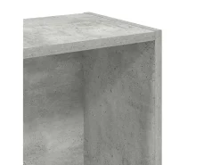 Estante 80x24x75 cm contraplacado cinzento cimento