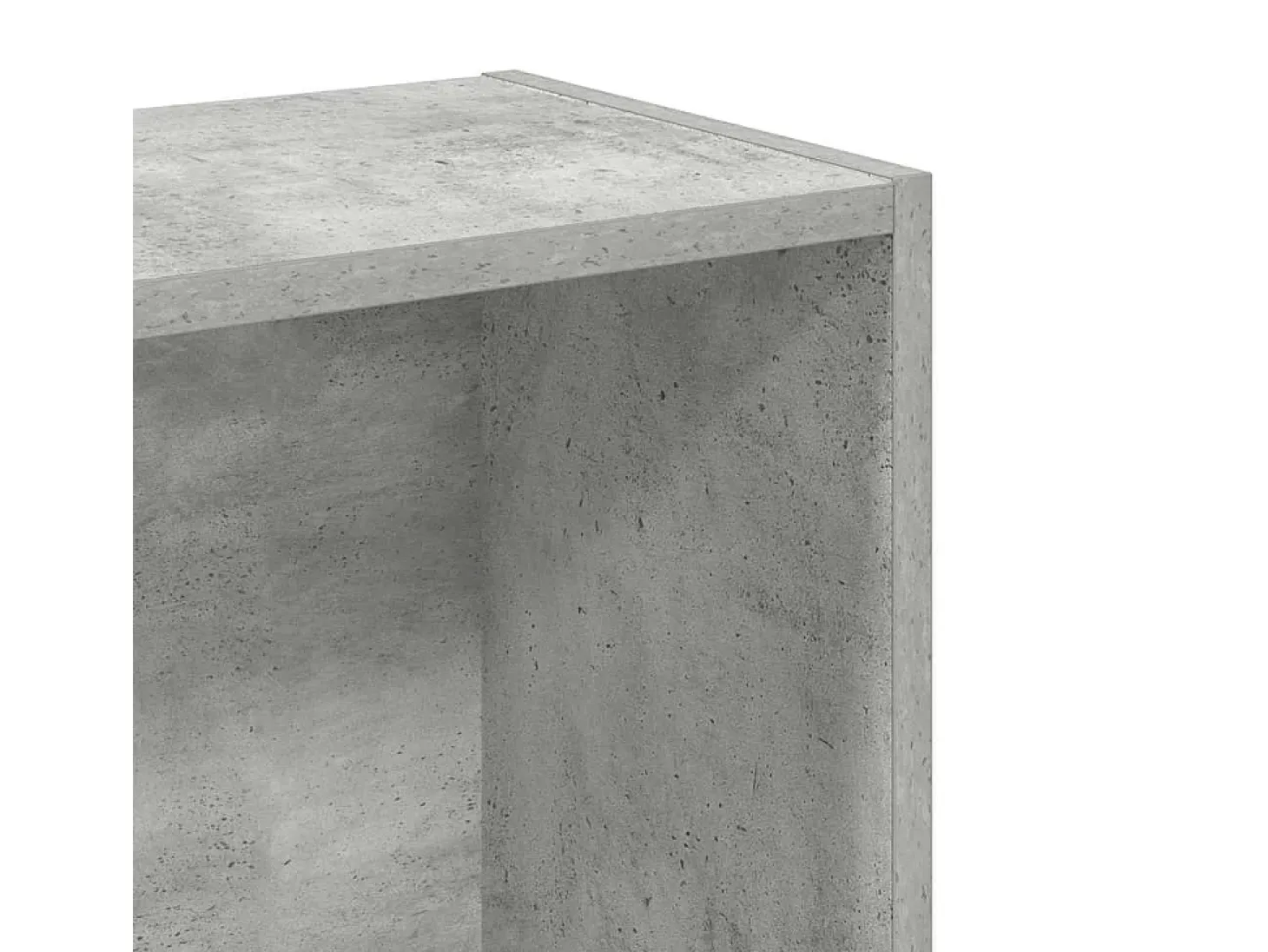 Estante 80x24x75 cm contraplacado cinzento cimento