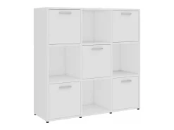 Estante 90x30x90 cm contraplacado branco PT529354