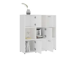 Estante 90x30x90 cm contraplacado branco PT529354