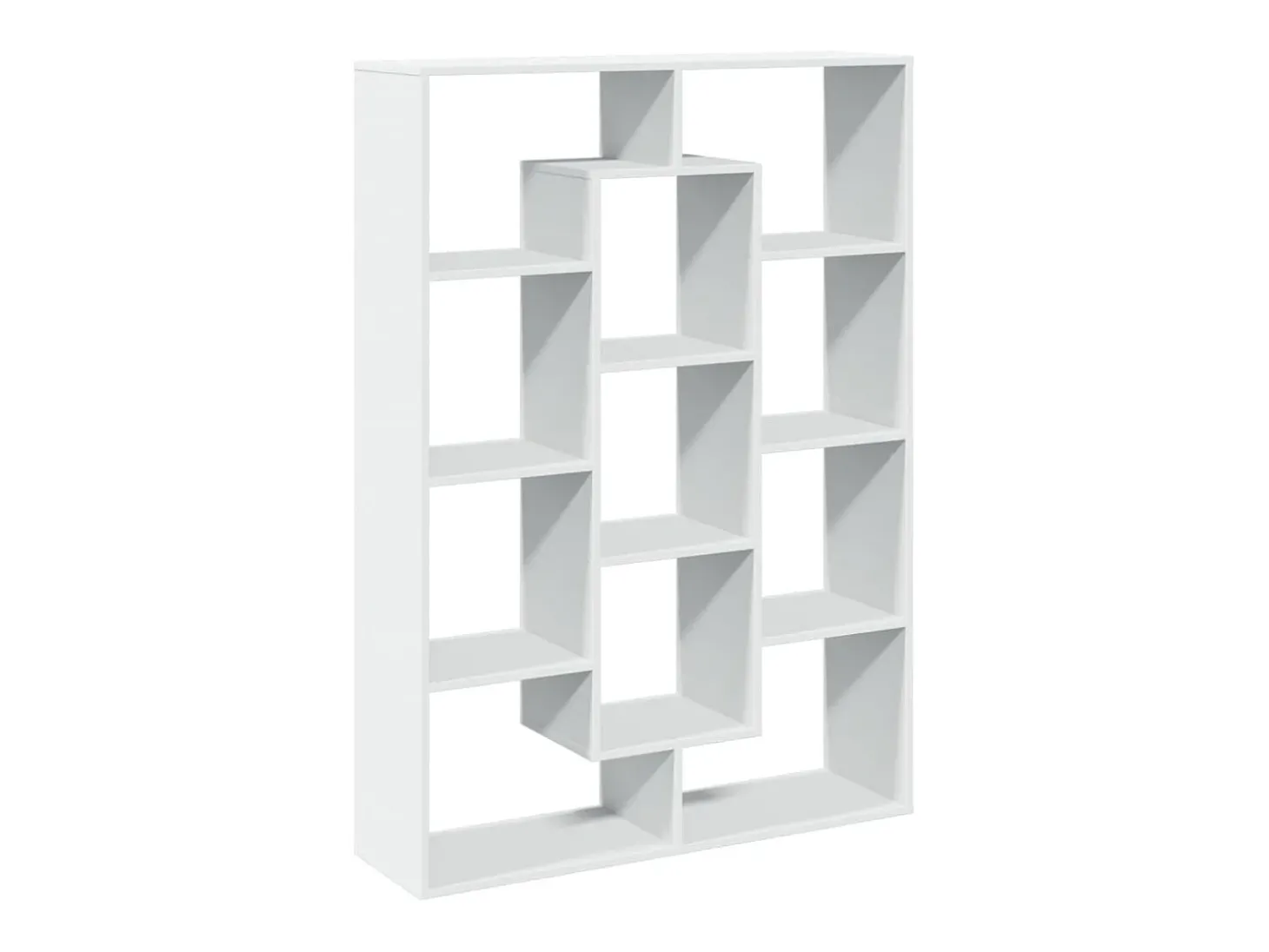 Estante 102x29x143 cm contraplacado branco