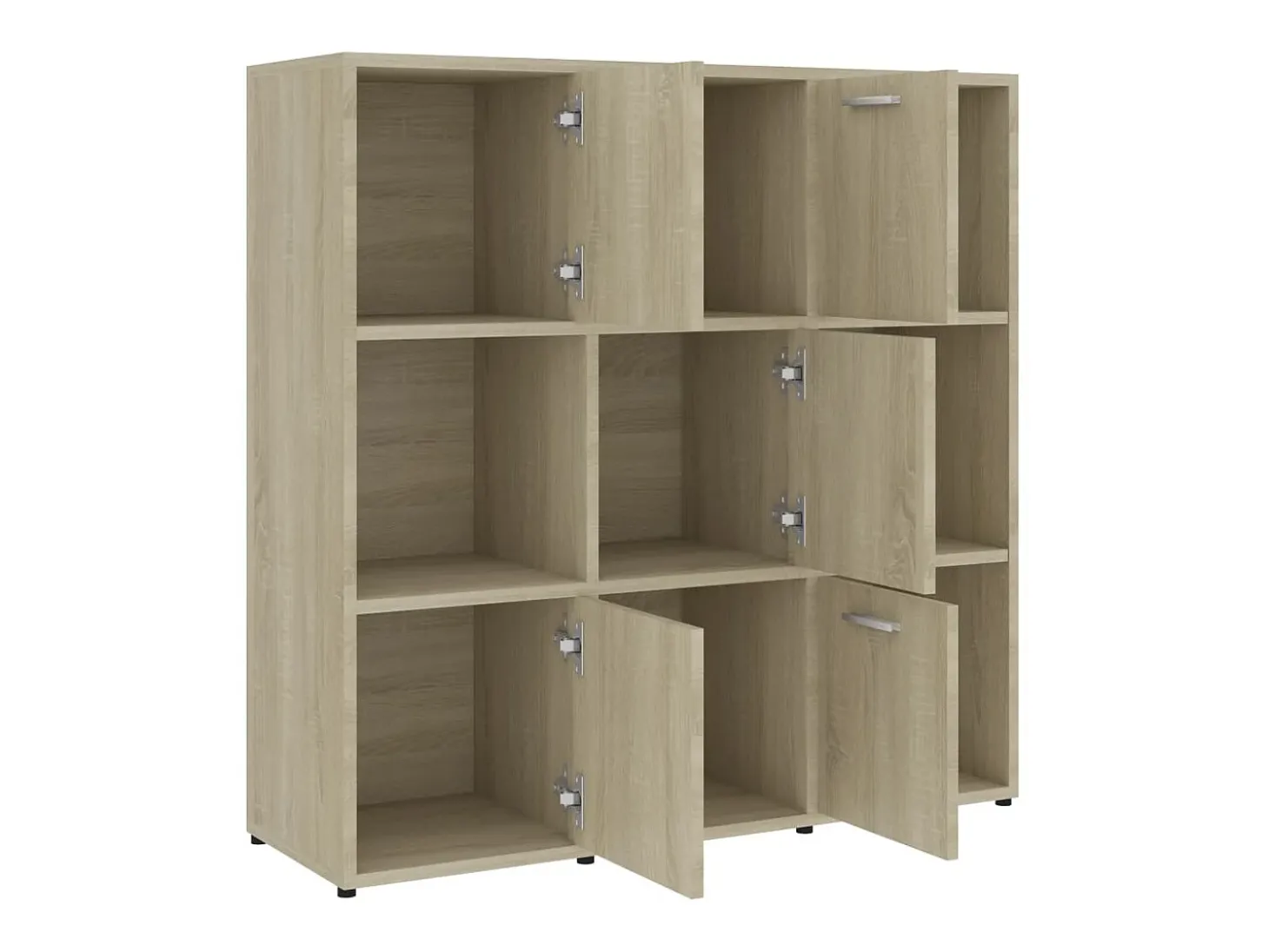 Estante 90x30x90 cm contraplacado cor carvalho sonoma PT245797