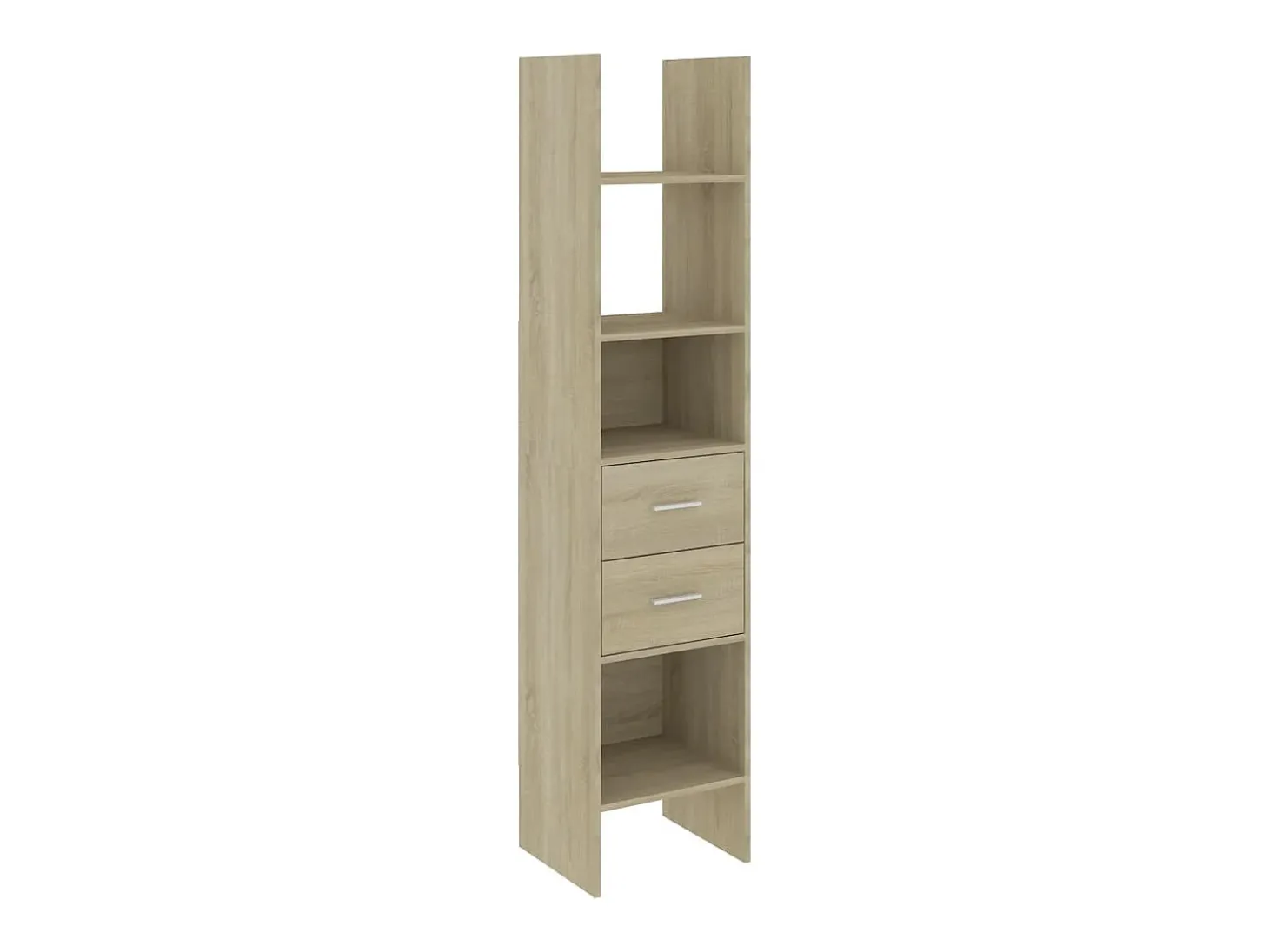 Estante 40x35x180 cm contraplacado cor carvalho sonoma PT507511