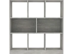 Estante 97,5x29,5x100 cm contraplacado cinzento cimento PT947135