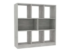 Estante 97,5x29,5x100 cm contraplacado cinzento cimento PT947135
