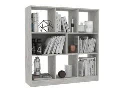 Estante 97,5x29,5x100 cm contraplacado cinzento cimento PT947135
