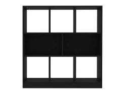 Estante 97,5x29,5x100 cm contraplacado preto PT983227