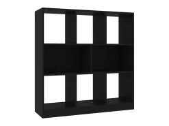Estante 97,5x29,5x100 cm contraplacado preto PT983227