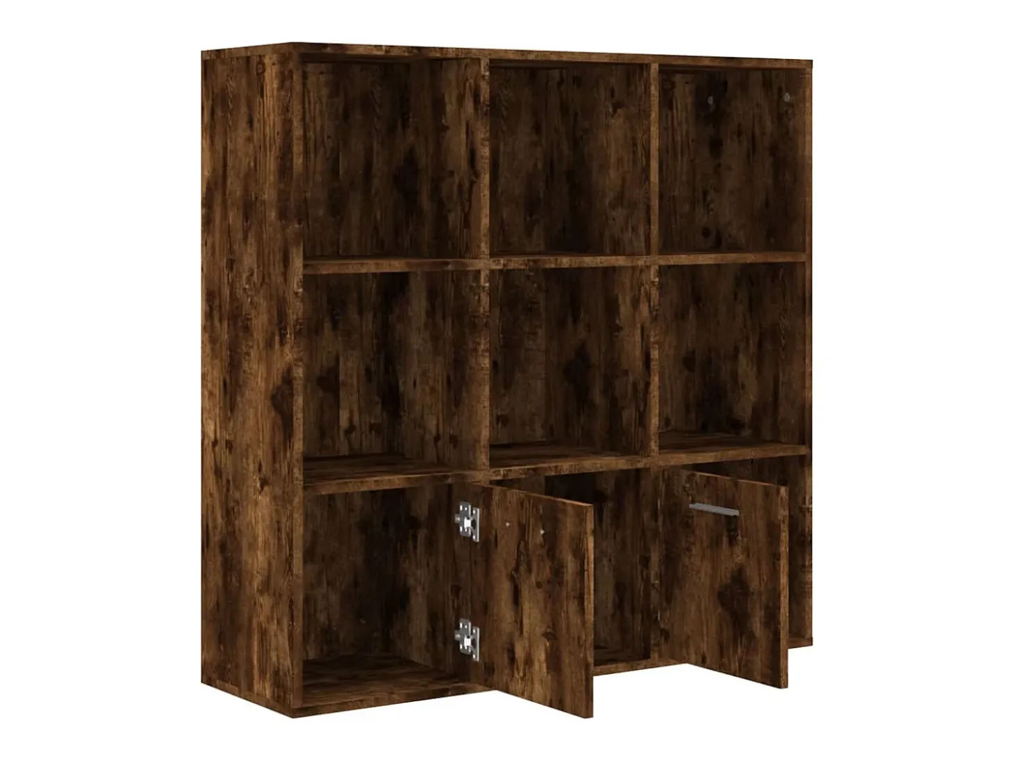 Estante 98x30x98 cm cor carvalho fumado