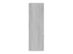Estante 98x30x98 cm cor cinzento sonoma