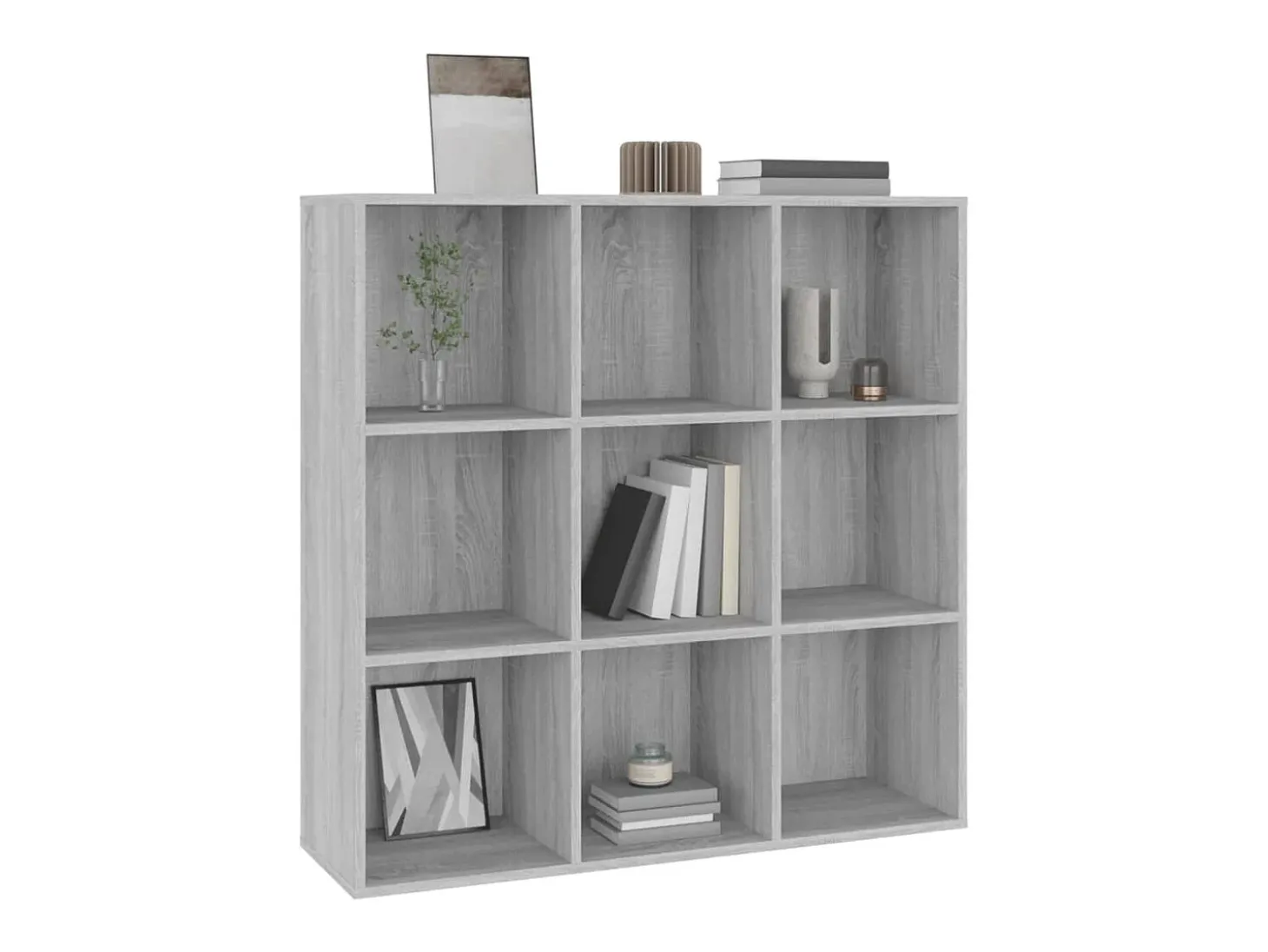 Estante 98x29x97,5 cm cor cinzento sonoma