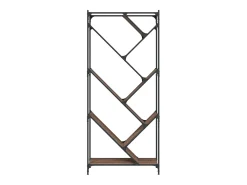 Estante 79x30x180 cm deriv. de madeira/metal carvalho castanho PT574688