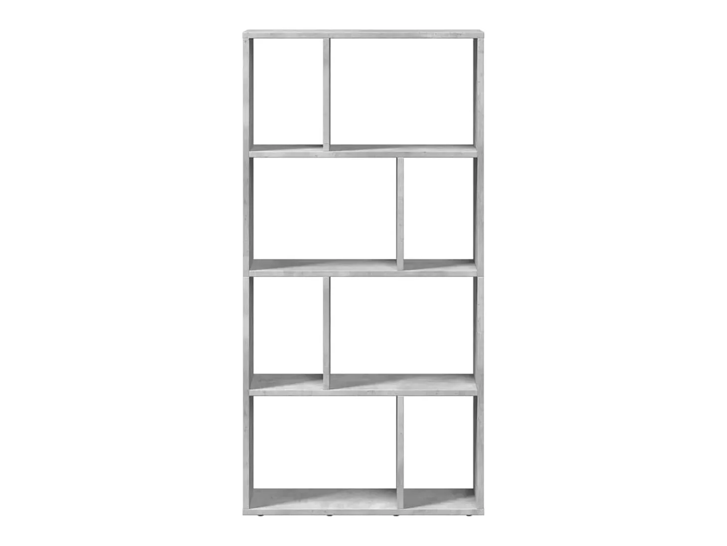 Estante 60x20x120,5 cm derivados de madeira cinzento cimento
