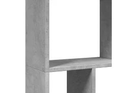 Estante 60x20x120,5 cm derivados de madeira cinzento cimento